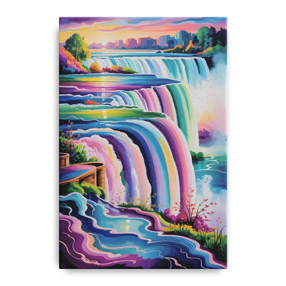 Niagara Falls Summer View Front - Canvas Wall Art