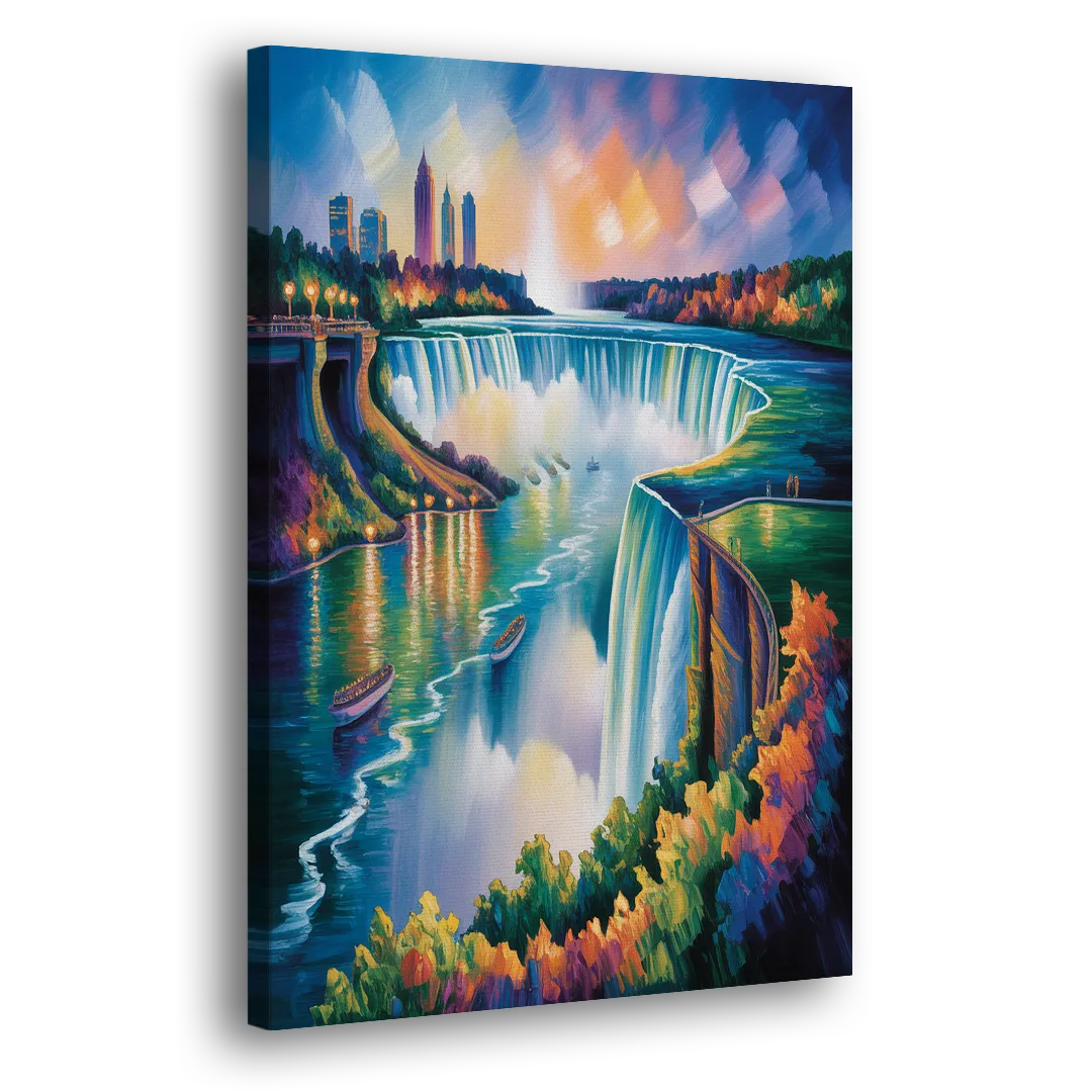 Niagara Falls Tunnel View Side - Canvas Wall Art