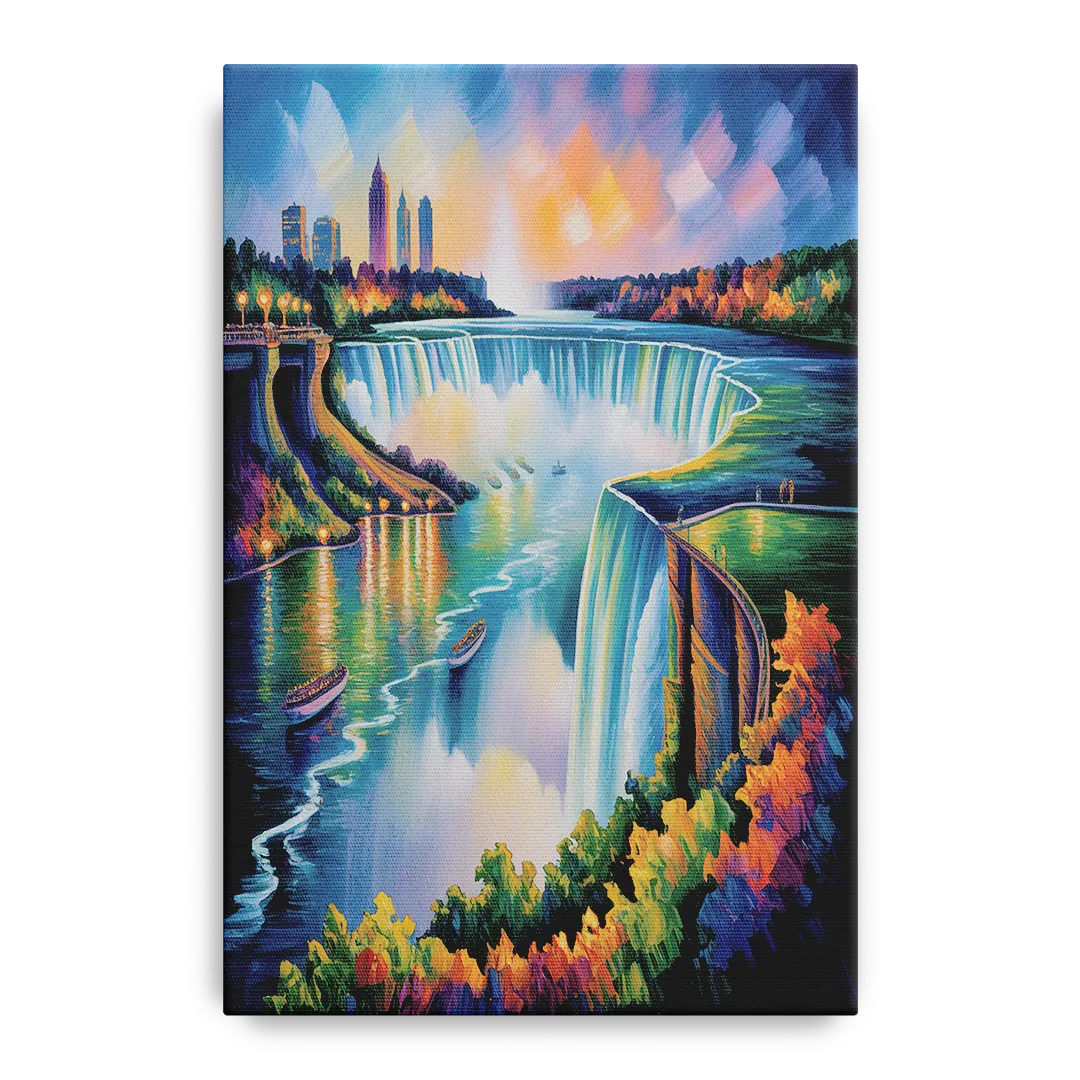 Niagara Falls Tunnel View Front - Canvas Wall Art