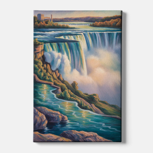 Niagara Falls Water Mist - Canvas Wall Art