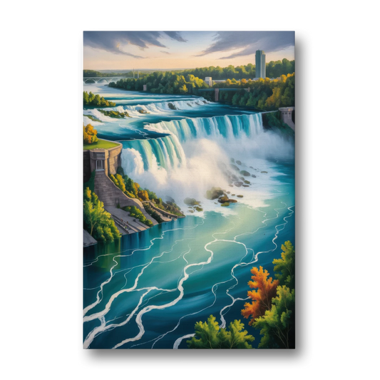 Niagara River Rapids - Canvas Wall Art - Front