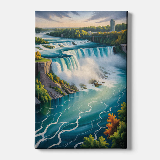 Niagara River Rapids - Canvas Wall Art
