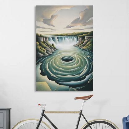 Niagara Whirlpool Aerial Sitting Room - Canvas Wall Art