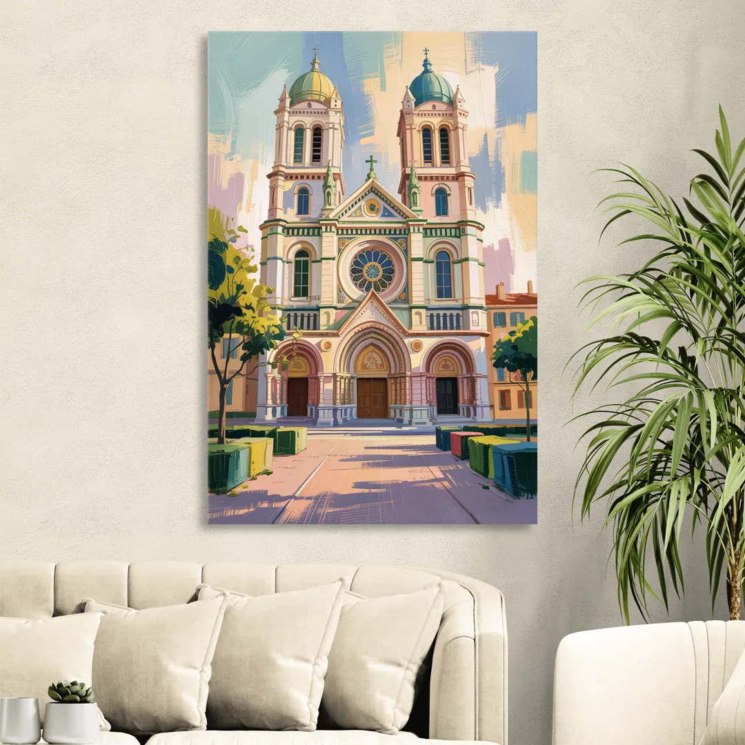 Nice Cathedral Sitting Room - Canvas Wall Art