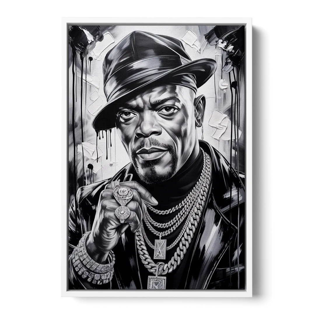 No Compromise - White Frame Canvas