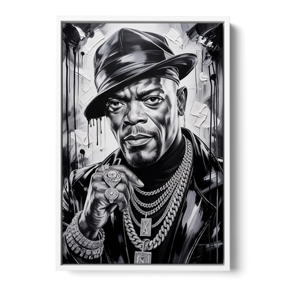 No Compromise - White Frame Canvas