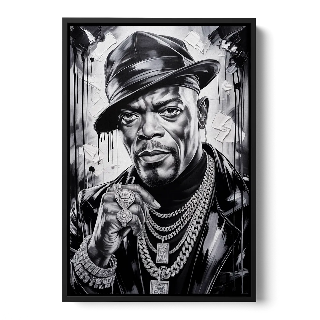 No Compromise Front - Black Canvas Wall Art