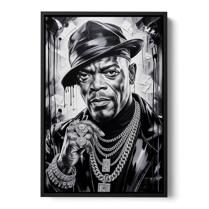 No Compromise Front - Black Canvas Wall Art