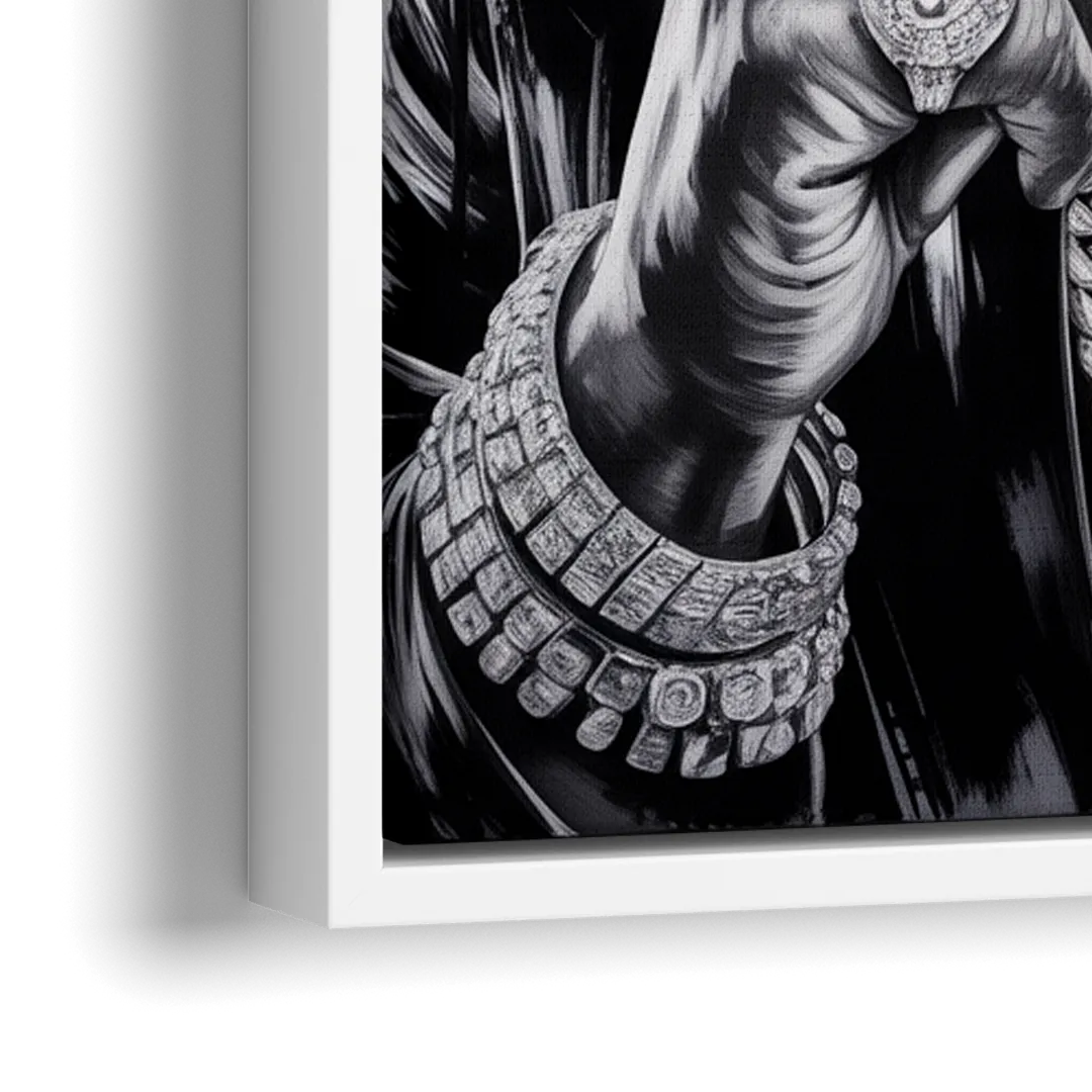 No Compromise - Close-Up White Frame Canvas