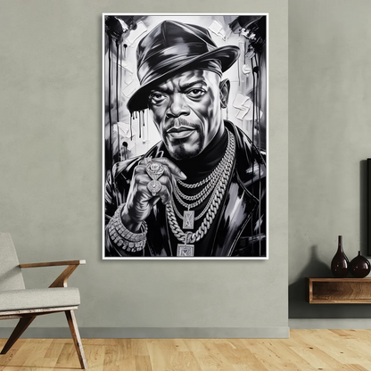 No Compromise Sitting Room - White Canvas Wall Art