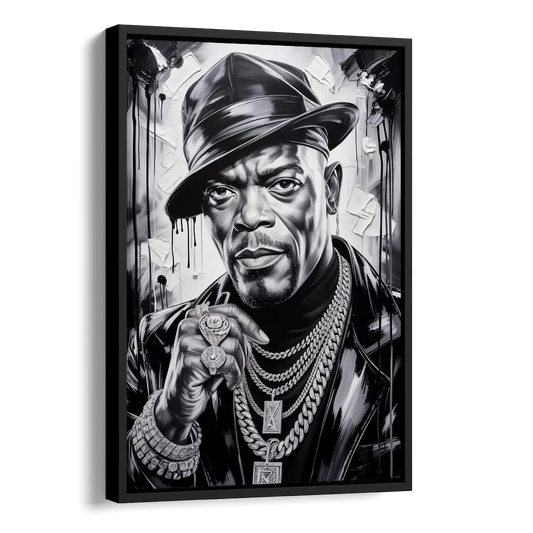 No Compromise Side - Black Canvas Wall Art