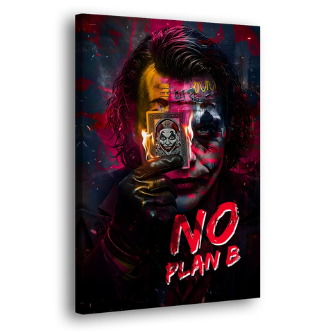 No Plan B - Canvas Wall Art - Side