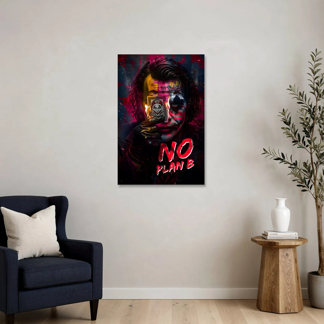 No Plan B - Canvas Wall Art - Sofa - 24x36