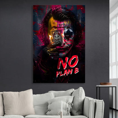 No Plan B Living Room - Canvas Wall Art