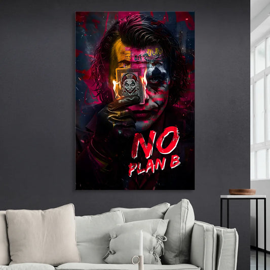 No Plan B Living Room - Canvas Wall Art