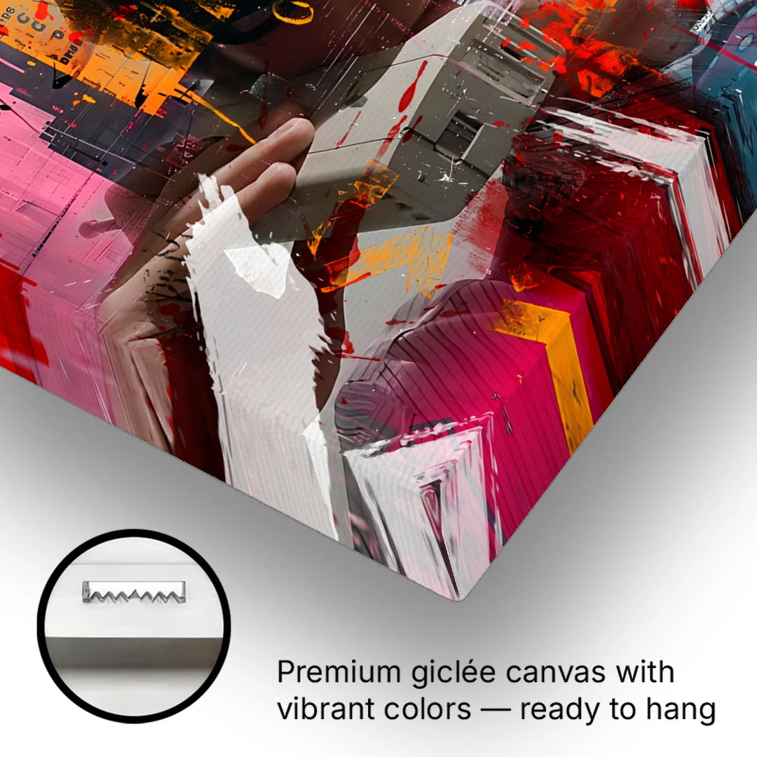 No Risk No Glory - Canvas Wall Art - Gallery Wrap Corner