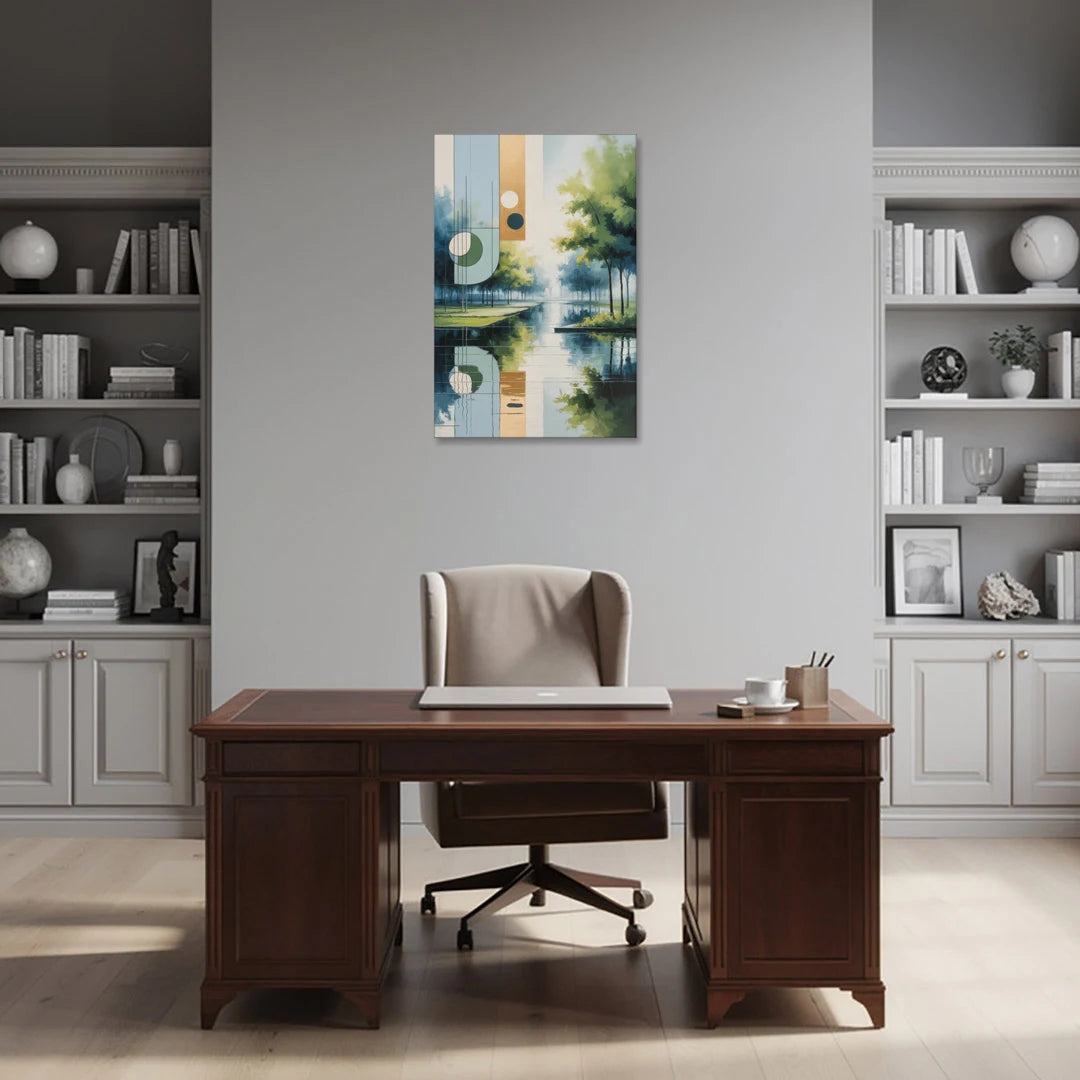 Nordpark Serenity - Canvas Wall Art - Office - 24x36