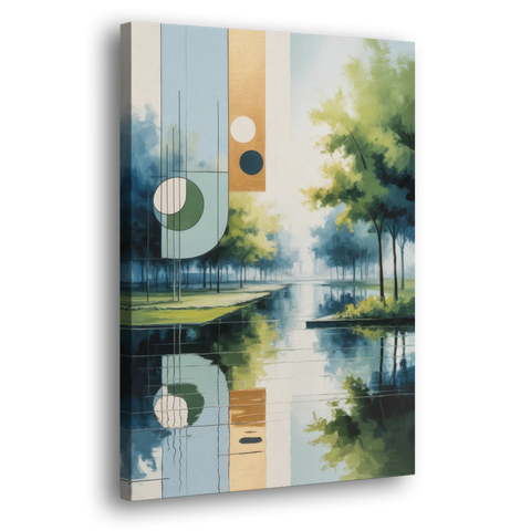 Nordpark Serenity - Canvas Wall Art - Side