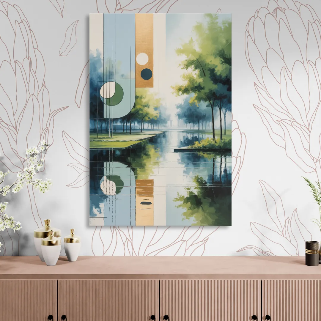 Nordpark Serenity Sitting Room - Canvas Wall Art