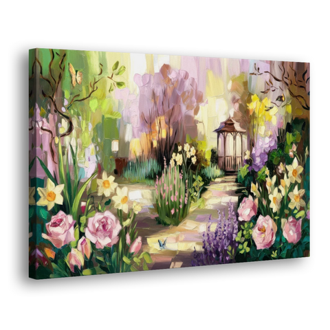 Norfolk Botanical Gardens - Canvas Wall Art - Side
