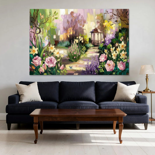 Norfolk Botanical Gardens - Canvas Wall Art - Sofa - 60x40