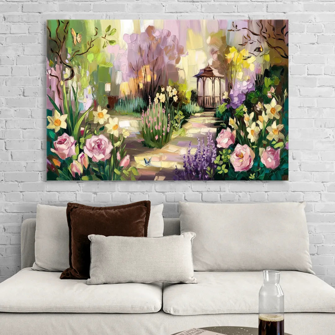 Norfolk Botanical Gardens Living Room - Canvas Wall Art