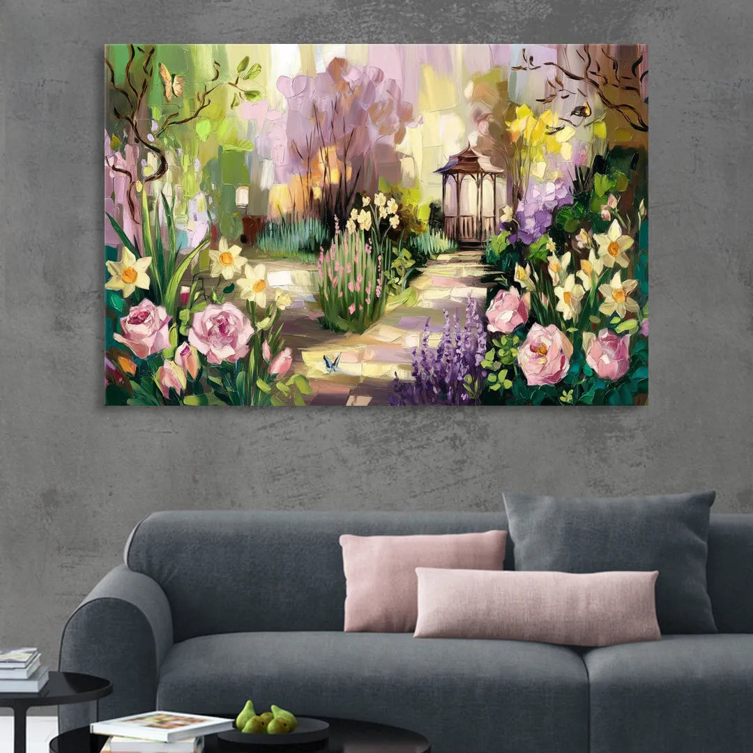 Norfolk Botanical Gardens Sitting Room - Canvas Wall Art