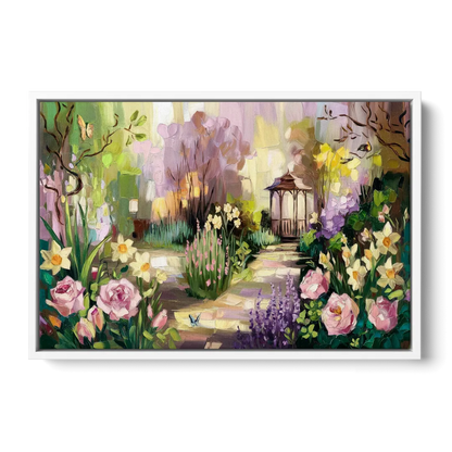 Norfolk Botanical Gardens Front - White Canvas Wall Art