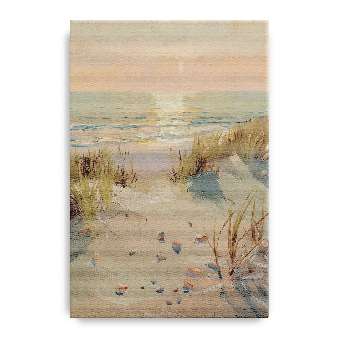 Norfolk Oceanfront Serenity Front - Canvas Wall Art