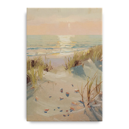 Norfolk Oceanfront Serenity Front - Canvas Wall Art