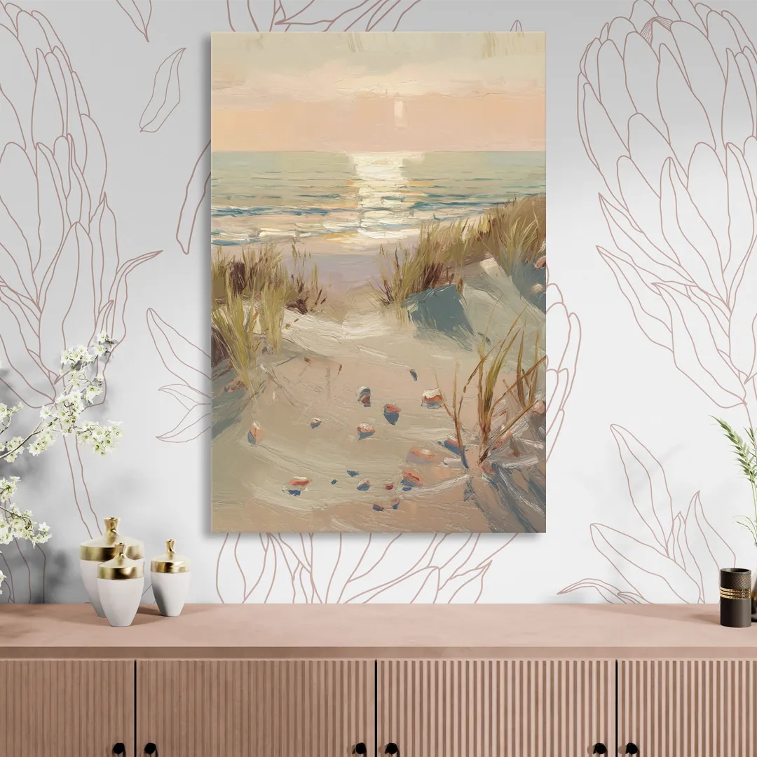 Norfolk Oceanfront Serenity Sitting Room - Canvas Wall Art