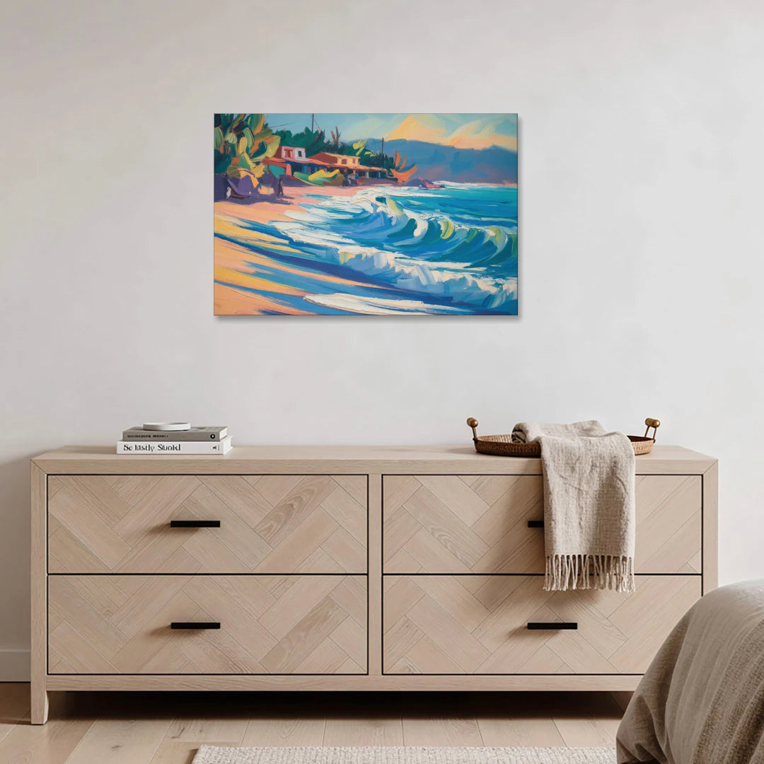 North Sayulita Shore - Canvas Wall Art - Coffee Table - 36x24