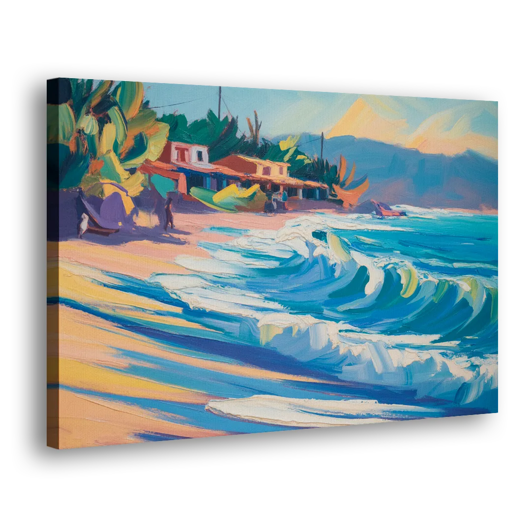 North Sayulita Shore Side - Canvas Wall Art
