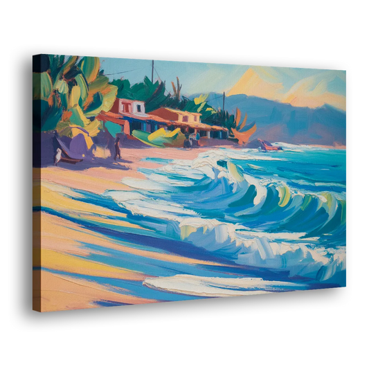 North Sayulita Shore Side - Canvas Wall Art
