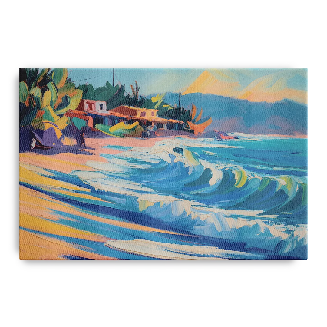 North Sayulita Shore Front - Canvas Wall Art