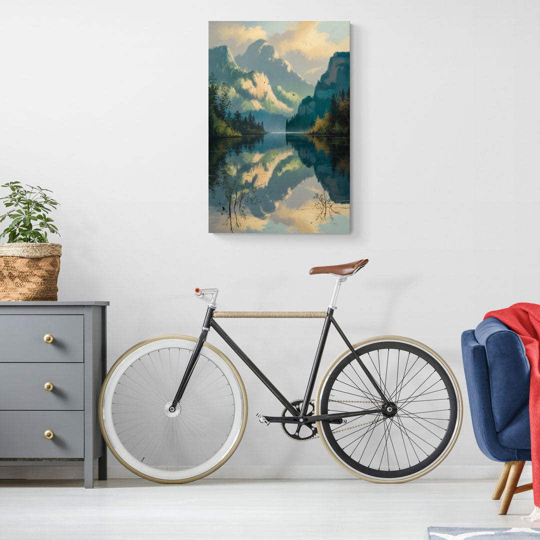 North Shore Mountains - Canvas Wall Art Living Room