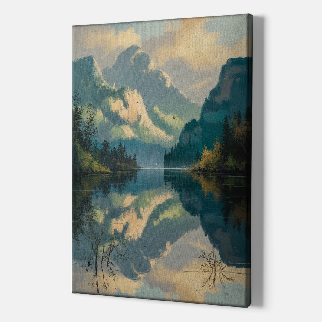 North Shore Mountains - Canvas Print Art Sides