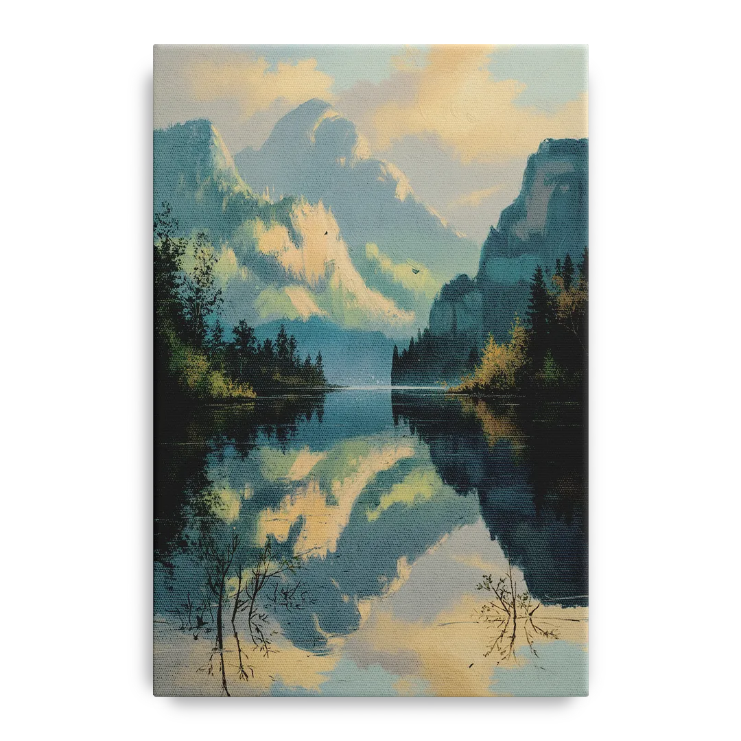 North Shore Mountains Front - Canvas Wall Art