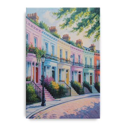 Notting Hill Colors Front - Canvas Wall Art
