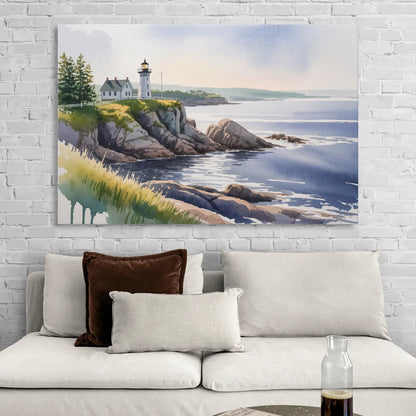 Nova Scotia Serenity Sitting Room - Canvas Wall Art
