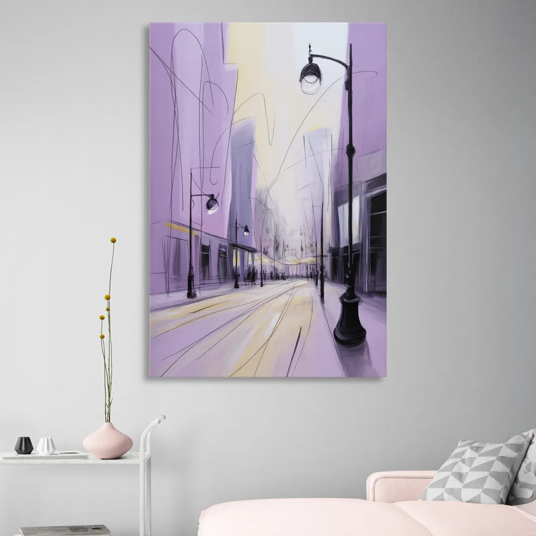 Nowy Swiat Stroll Living Room - Canvas Wall Art