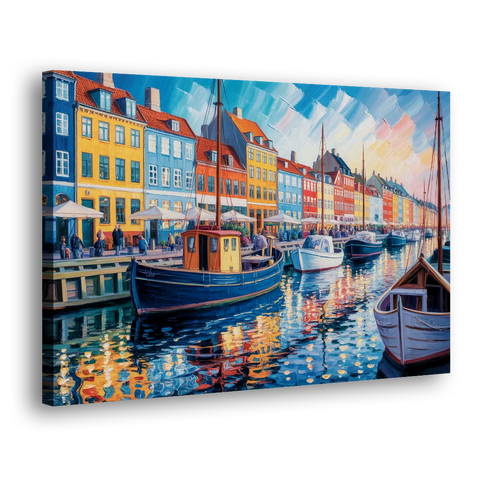 Nyhavn Serenity - Canvas Wall Art