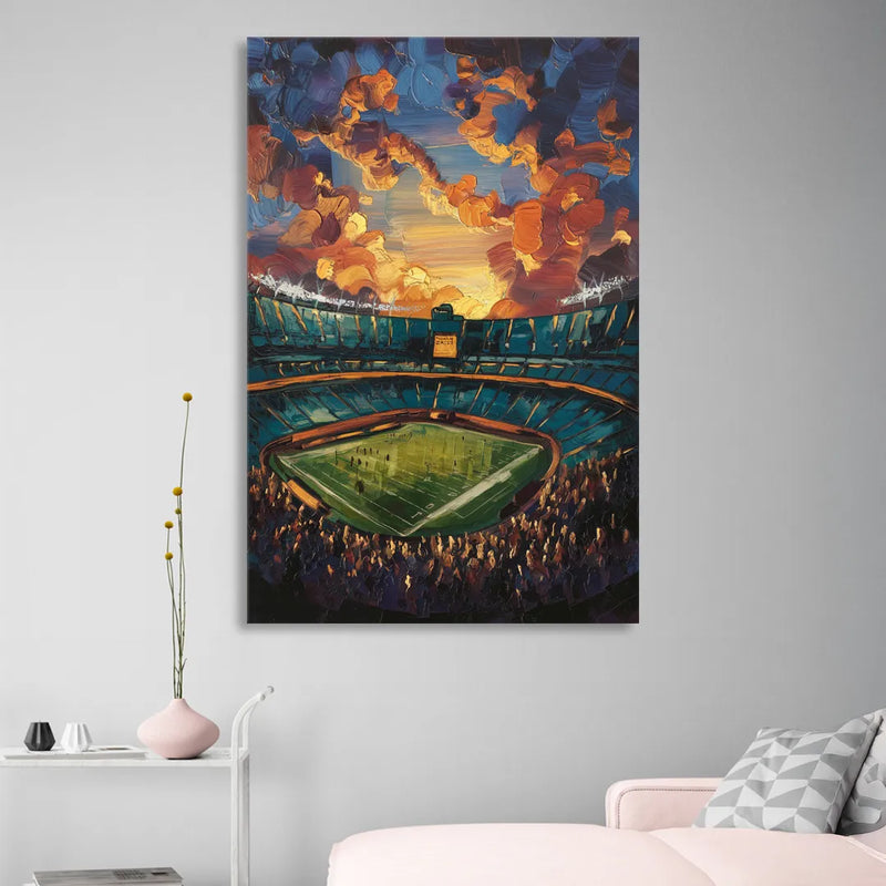 Oakland Coliseum Memories Living Room - Canvas Wall Art