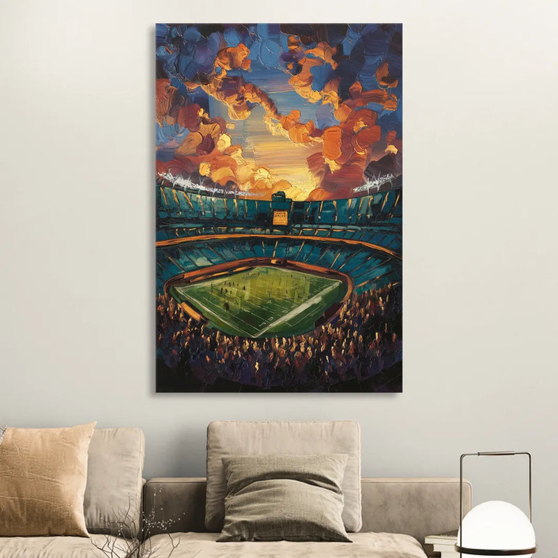 Oakland Coliseum Memories Sitting Room - Canvas Wall Art