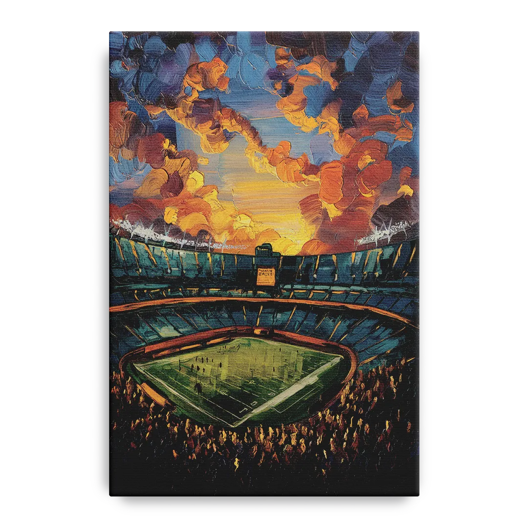 Oakland Coliseum Memories Front - Canvas Wall Art