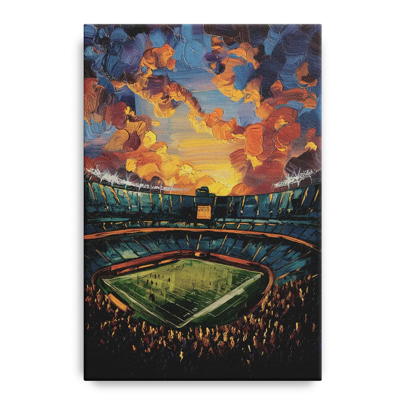Oakland Coliseum Memories Front - Canvas Wall Art