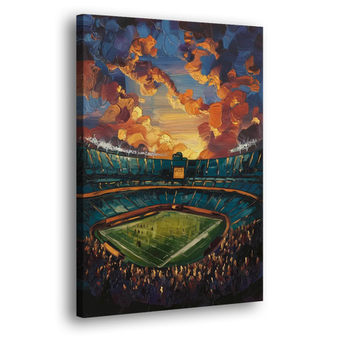 Oakland Coliseum Memories - Canvas Wall Art