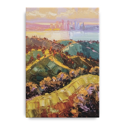 Oakland Hills Panorama Front - Canvas Wall Art