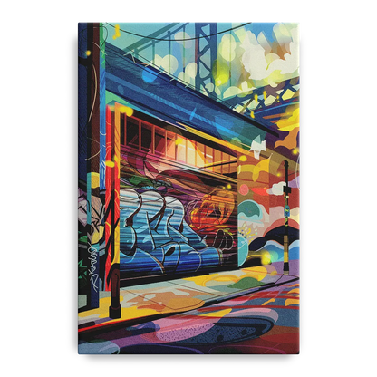 Oakland Street Art Scene Front - Canvas Wall Art