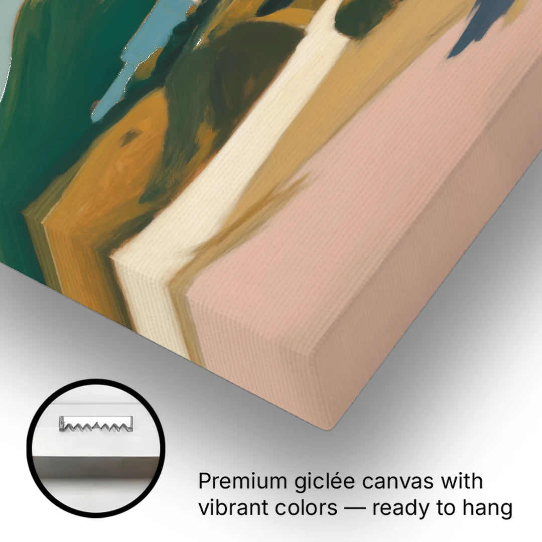 Obispado Hill Vista - Canvas Wall Art - Gallery Wrap Corner